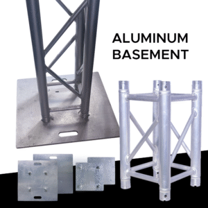 TB750A - 290mm Aluminium Spigot Box Truss Base Plate (750mm)